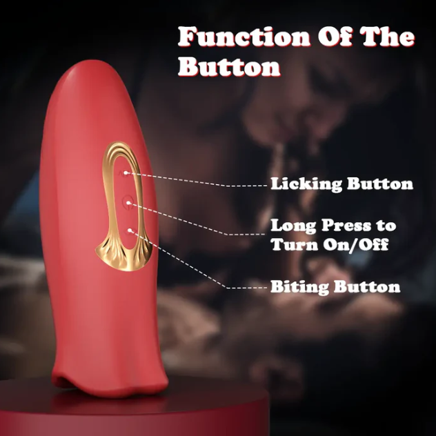 Celebrity Voice Big Mouth Tongue Licking Vibrator - Sex with a Celebrity